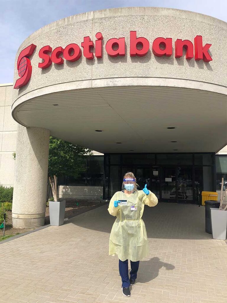 Sophie Balog in PPE